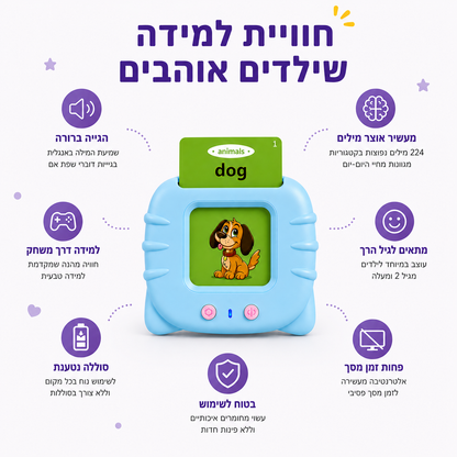 ™Talkidoo – ערכת לימוד אנגלית לילדים